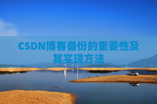 CSDN博客备份的重要性及其实现方法